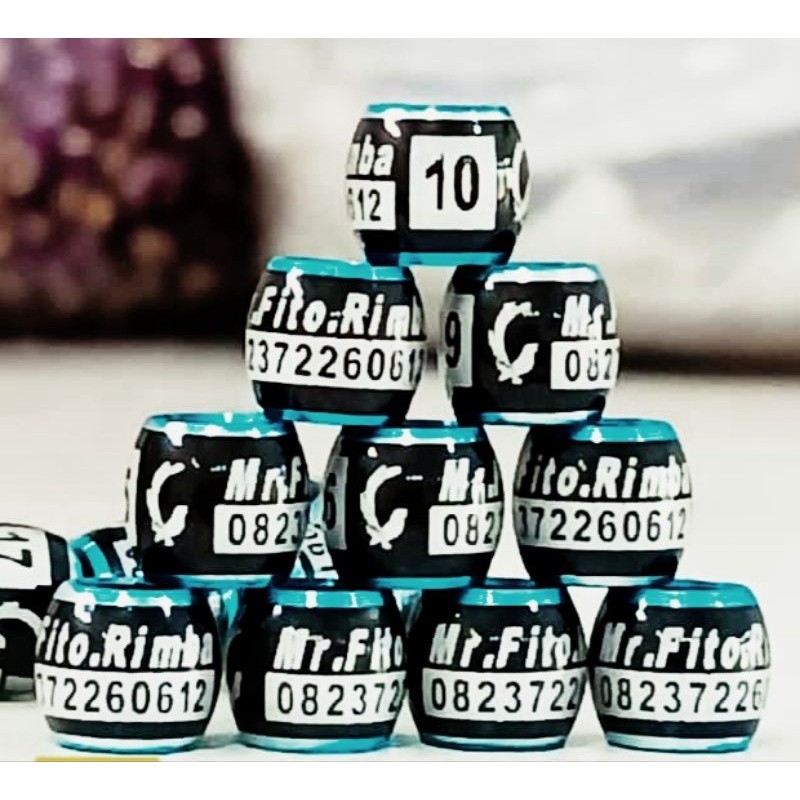 | RING BURUNG MURAI GELANG BURUNG KACER RING IDENTITAS CENDET RING CUSTOM