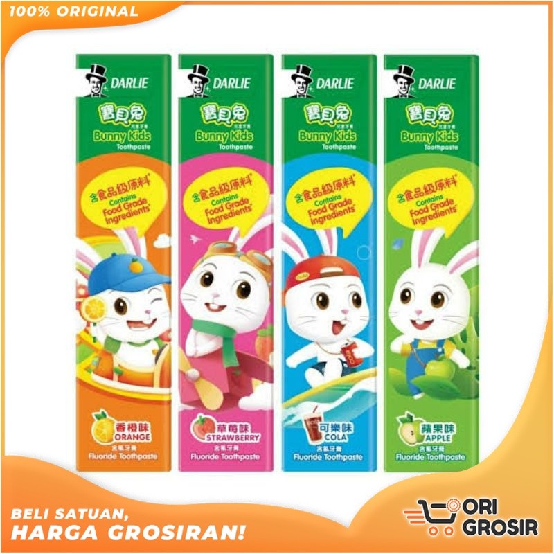 ORI Grosir Darlie Bunny Kids Toothpaste Junior Pasta gigi anak Darlie 40gr