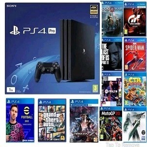 PS4 Fat | Slim | pro Playstation HEN 1TB Full Game//ps game