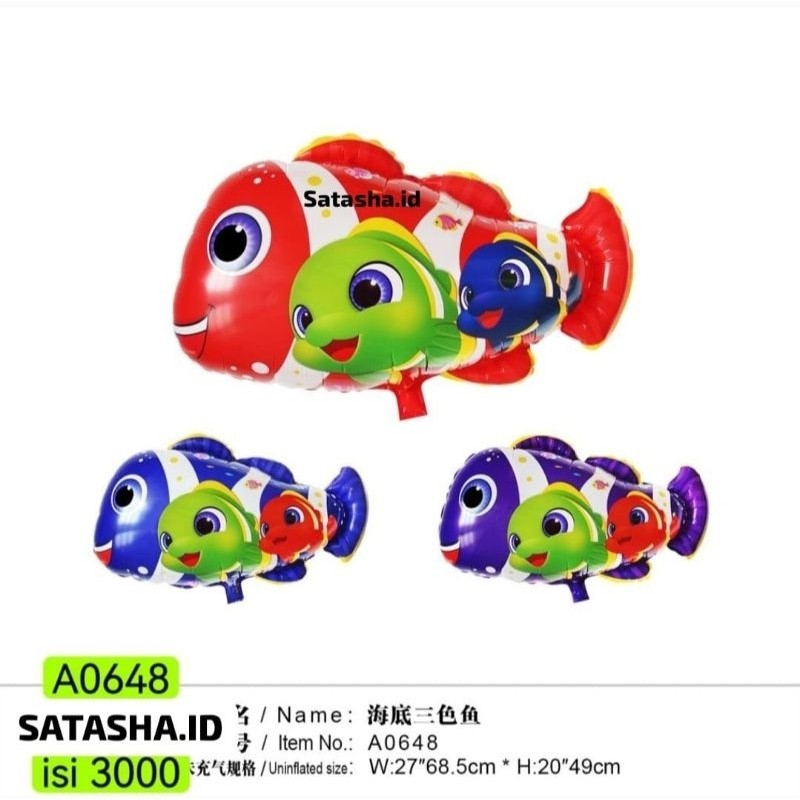 BALON IKAN NEMO BARU GRENJENG IKAN NEMO BARU BALON GAS IKAN NEMO ANAK