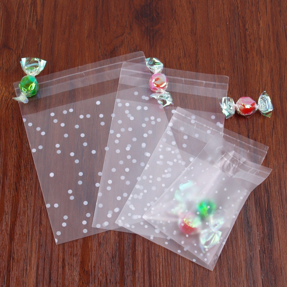 

Wedding Bag Packing Transparent Cellophane Candy Cookie Gift Bag Christmas Bags Frosted OPP Birthday Candy Packaging Bag Pouch