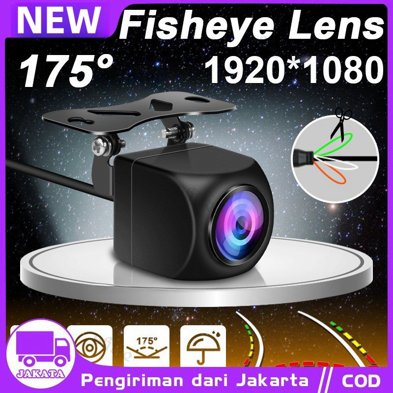 Kamera Parkir Mundur Mobil FISH EYE camera AHD CCD FULL HD belakang Kamera Belakang Mundur AHD Mobil