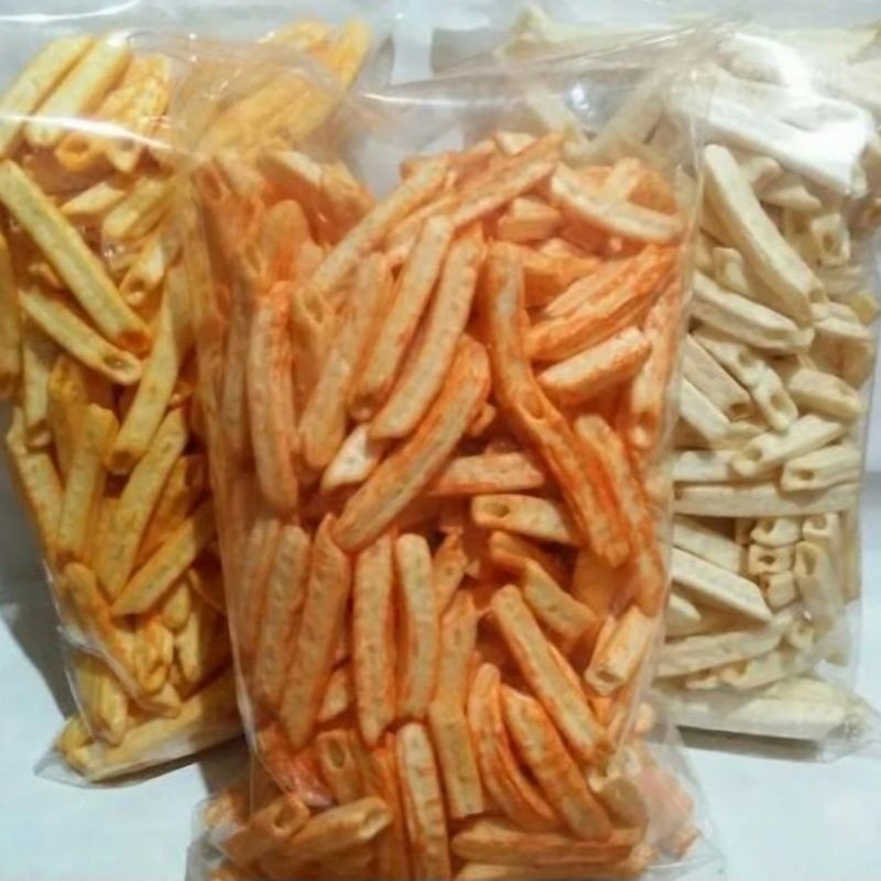 

MURAH SNACK VIRAL STICK POTATO BALADO,ORI,JAGUNG MANIS VARIAN 200gr