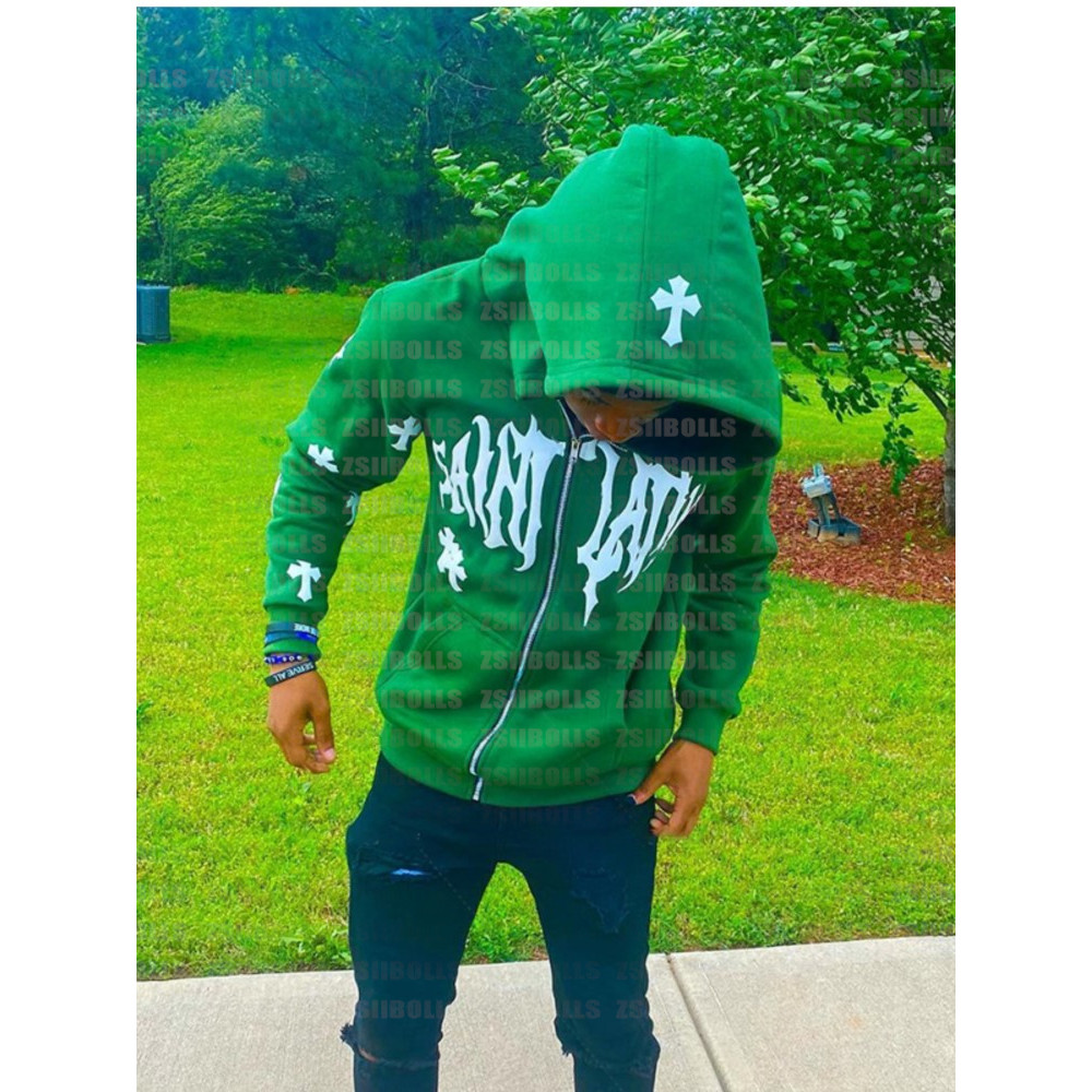 Women Winter Aesthetic print zip up hoodies sweatshirts y2k men jacket grunge clothes gothic harajuk