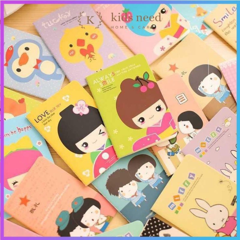 

Buku Tulis Mini Motif Kartun Note Book Mini Cartoon Book Notepad Karakter