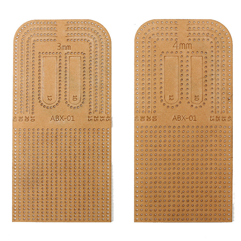 

Effortless Leather Crafting: Precision-Cut Transparent Acrylic Ruler with Versatile 3/3.38/3.85/4mm Spacing & Angle Measurements