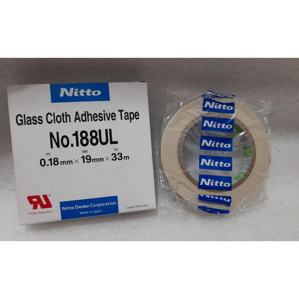 

NITTO Glass Cloth Adhesive Tape 188UL-19