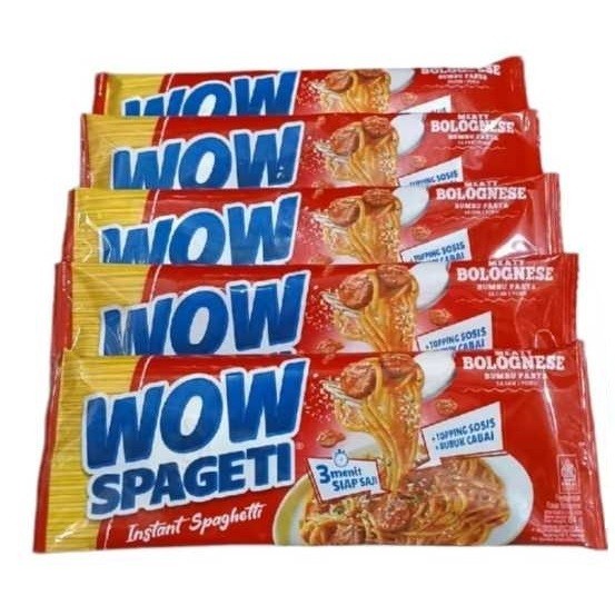 

Promo 7.7 PAKET 8 PCS WOW Spageti Pasta Spaghetti Instan carbonara bolognese