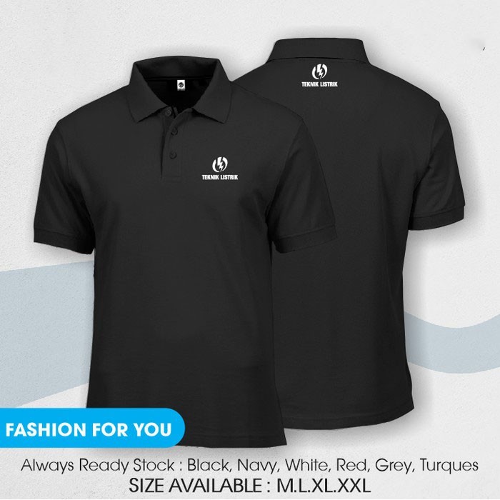 TERBARU polo shirt teknik listrik / kaos kerah tehnik listrik BAJU SERAGAM