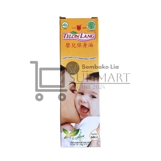 Caplang Minyak Telon 60ml / Minyak Telon Cap Lang Biasa 60ml / Cap Lang TELON LANG 60 ML