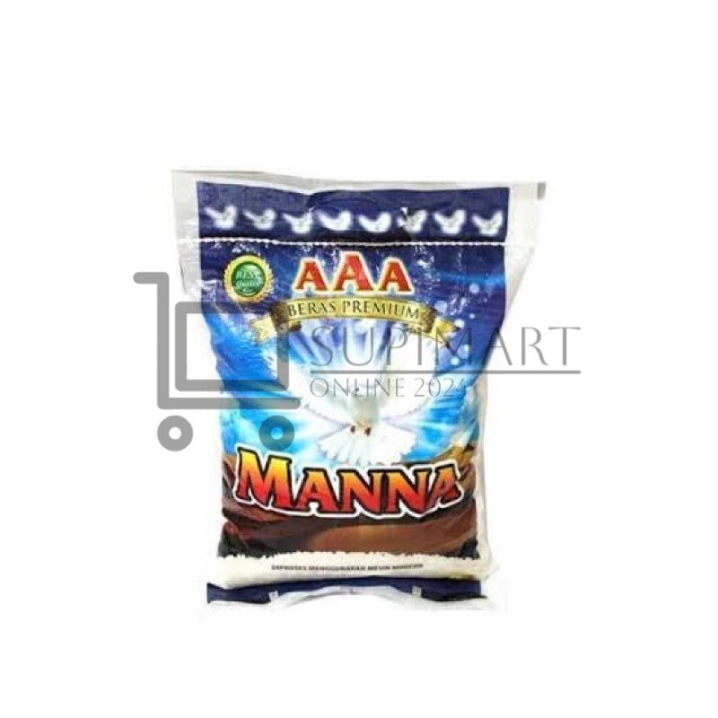 

Beras Premium AAA Manna 5kg Kristal Super Kepala / Beras Manna 5 kg (Khusus Kurir Instant dan Sameday)