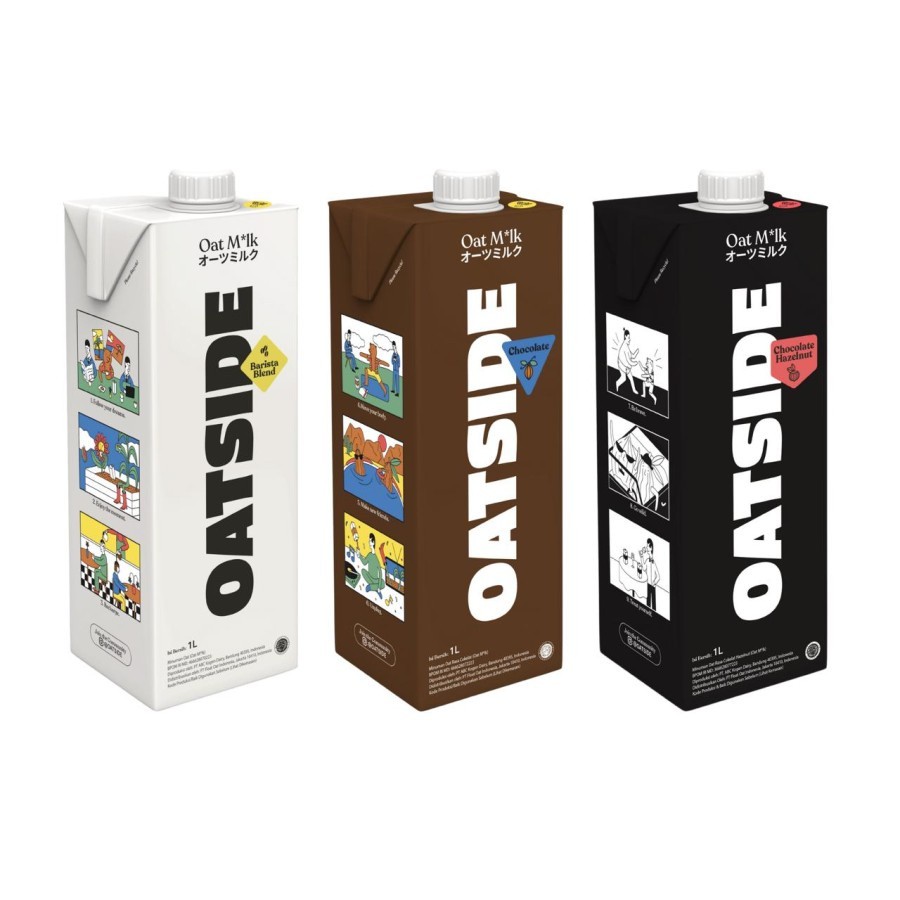 

OATSIDE OAT MILK 1L / Susu Oat Gandum / Lactose & Dairy Free