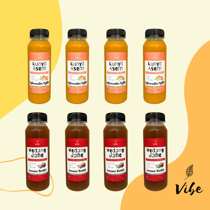 

PAKET HEMAT JAMU / Box of 8 / Jamu Kunyit Asem / Wedang Jahe Merah TEG
