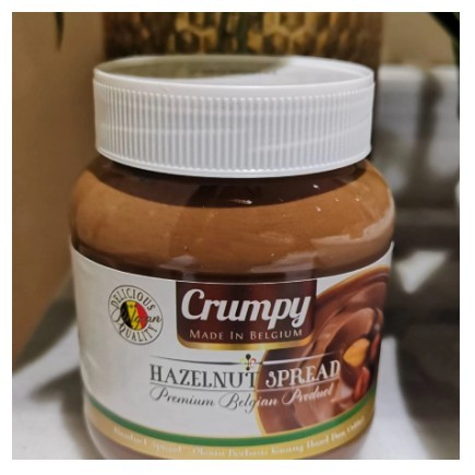 

Crumpy Choco Hazelnut 400gr /Selai Hazelnut / Selai Coklat Hazelnut