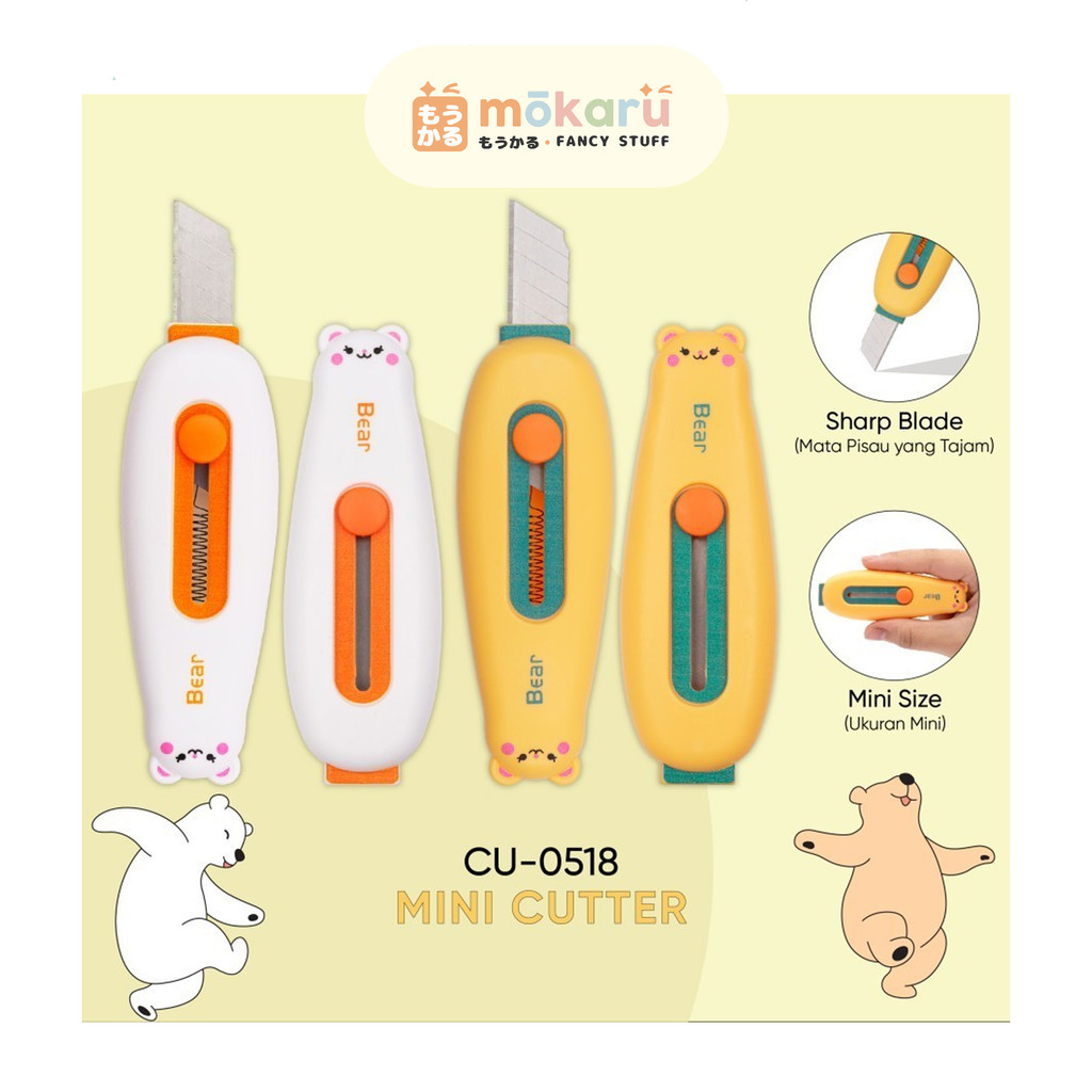 

Joyko Kater Mini CU-0518 Bear Cutter Pemotong Kecil Lucu Murah