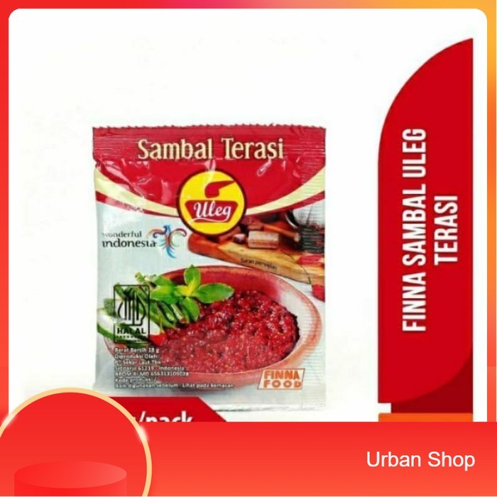 

Sambel ULEG Sambel FINNA All Varian 1 Renteng isi 10 Sachet - Terasi