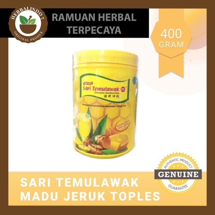 

(Toples) sari temulawak plus madu jeruk 400gr ORIGINAL PRODUK