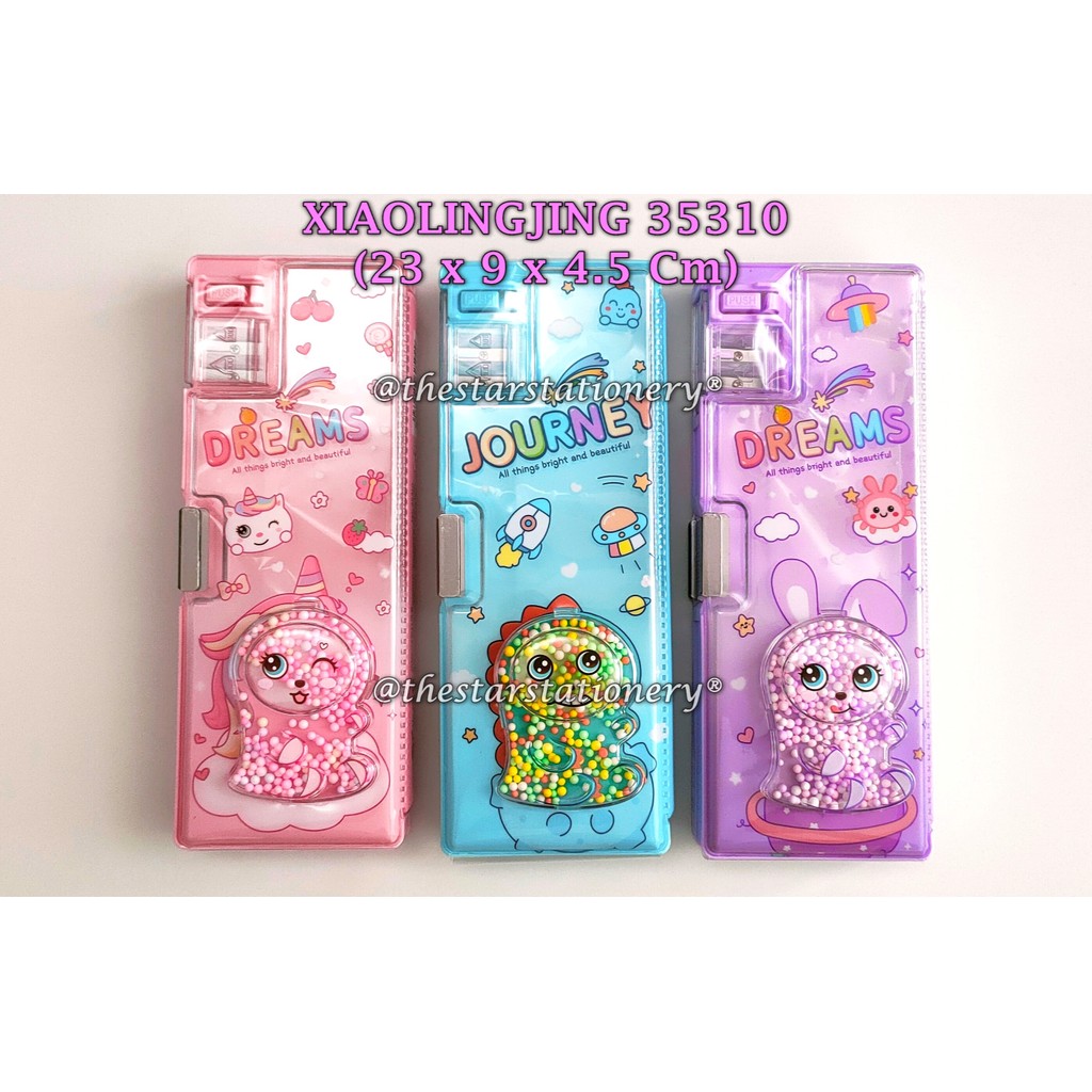 

(1 Biji) Kotak Pensil Magnet Xiaolingjing 35310 Animal / Tempat Pensil Magnet 23*9*4.5 Cm