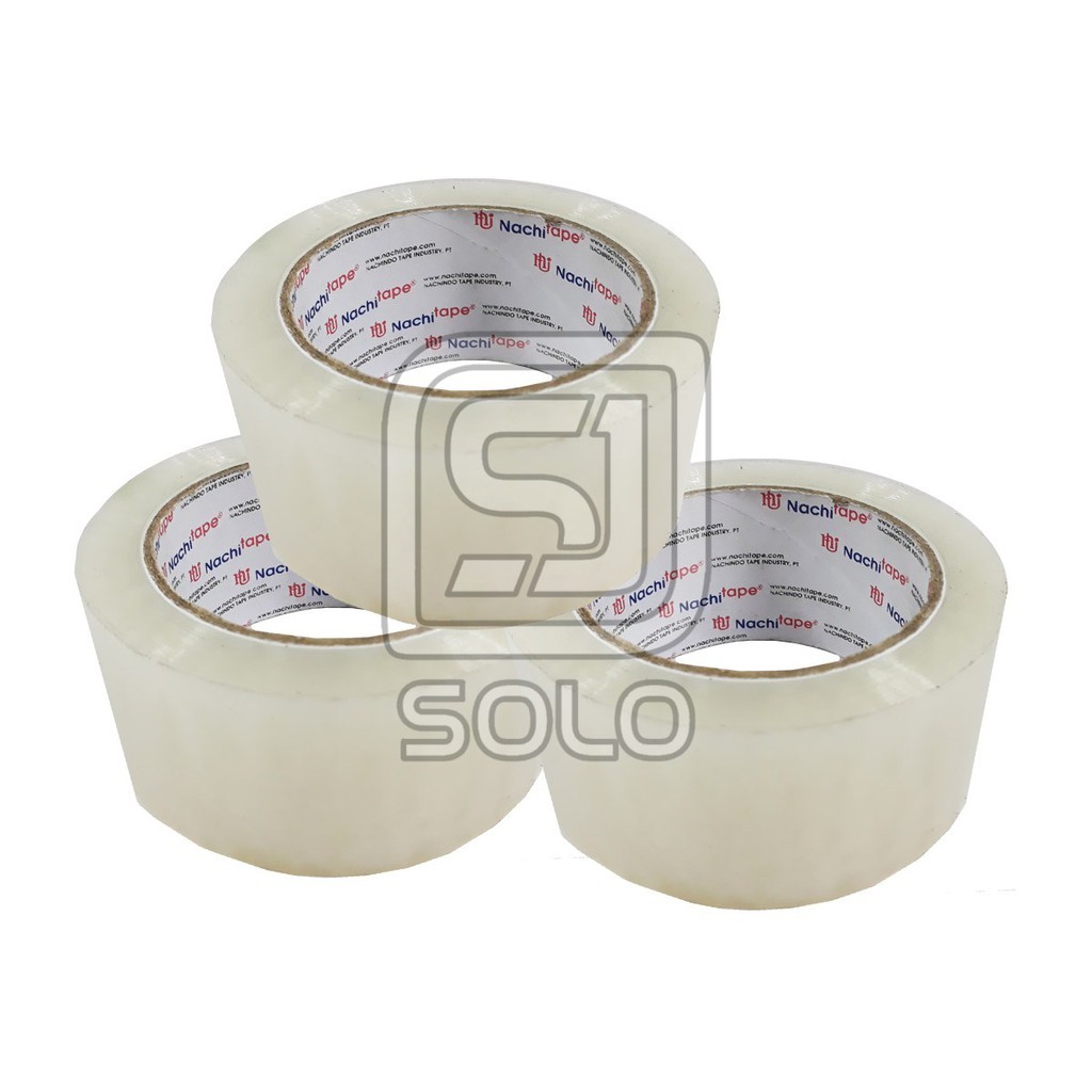 

Lakban Bening/Coklat Nachi 2 Inchi Tape Selotip Isolasi100 yard