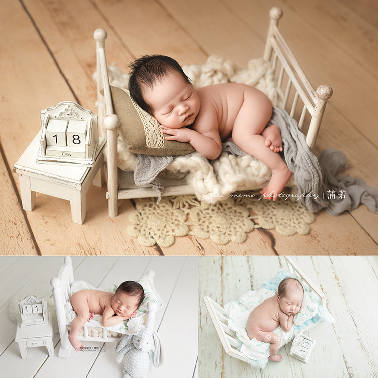 

Lovely mini desk calendar small table tea table nightstand children's photography with props restore ancient ways
