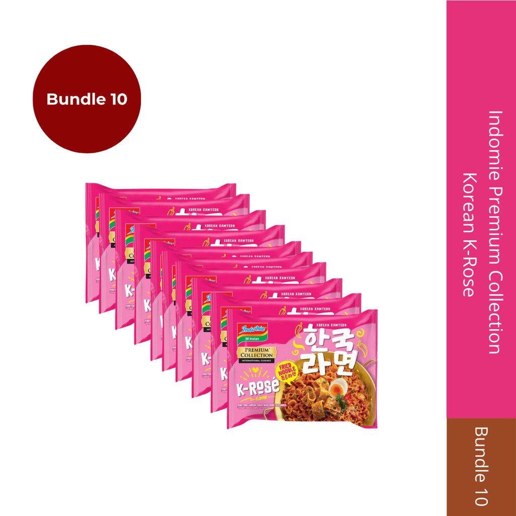 

Indomie Premium Collection Korean K- Rose - Bundle 10