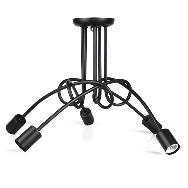 YUANFEN Lampu Plafon Minimalis Retro 5 Cabang
