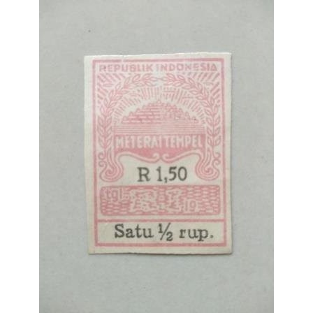 

Matrai Tempel Revolusi Indonesia Satu Setengah Rupiah 1948