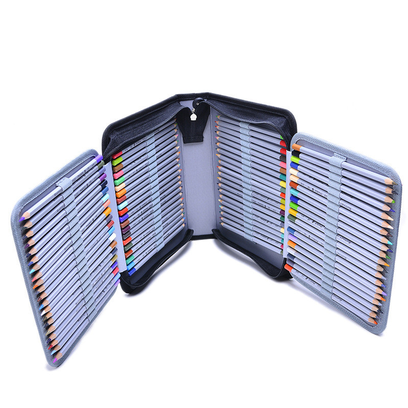 

150 Holes Pencil Box Back to School Pencilcase Big Pen Case Girls Boys Large Stationery Fold Pencase Storage Bag Supplies Kit