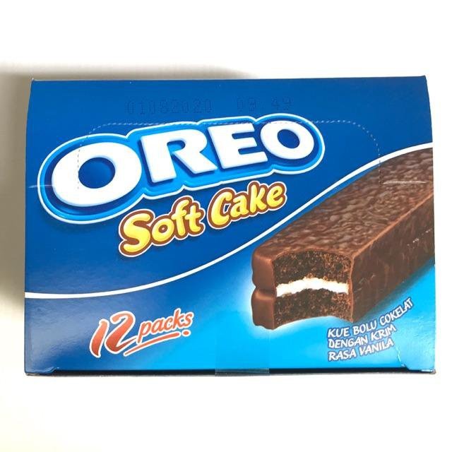 

Oreo Soft Cake Kue Bolu Cokelat 1 Pak Box 12 Pcs - Coklat Chocolate