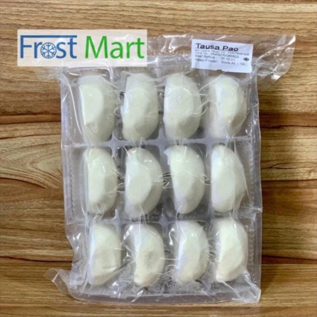 

Bakpao Taosa Pao / Bakpao isi Kacang Hitam 12 Pcs Dimsum Frozen