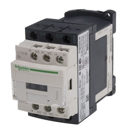 Kontaktor Contactor Schneider LC1D18BD LC1D18 24V DC
