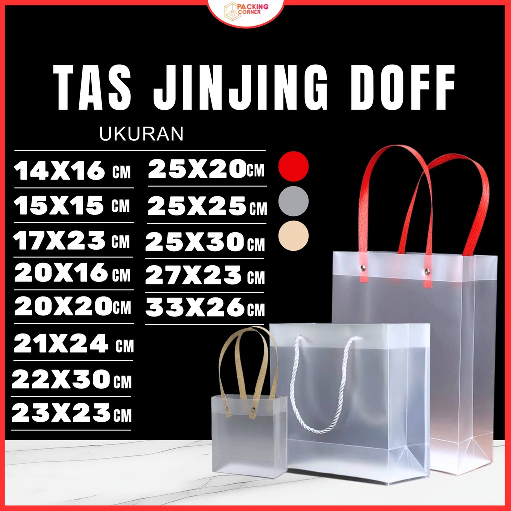 

Tas Mika Doff PP Tote Bag Polos Jinjing Tenteng Tas Hampers Souvenir Hand Bag Kado Goodie Bag Buram Premium Elegant