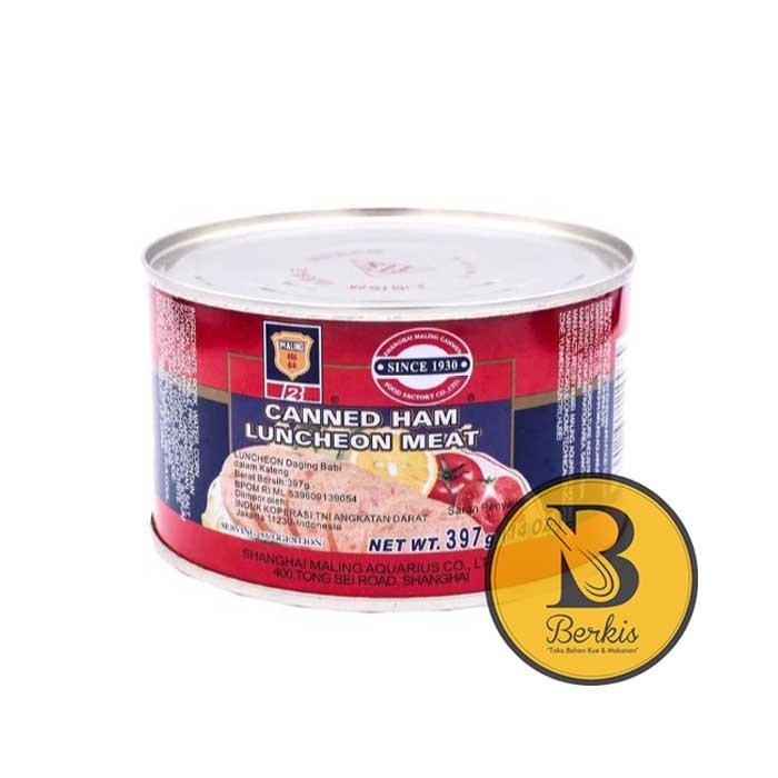 

Ma Ling Pork Luncheon TTS Premium 397 Gr / Daging Babi Kaleng