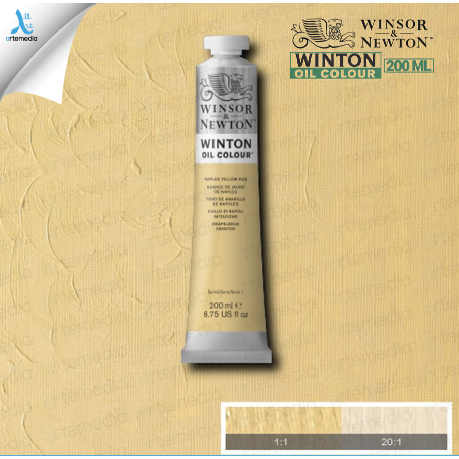 

Gramedia Surabaya - Winsor & Newton Winton NAPLES YELLOW HUE 200ml Oil Color - 02/02