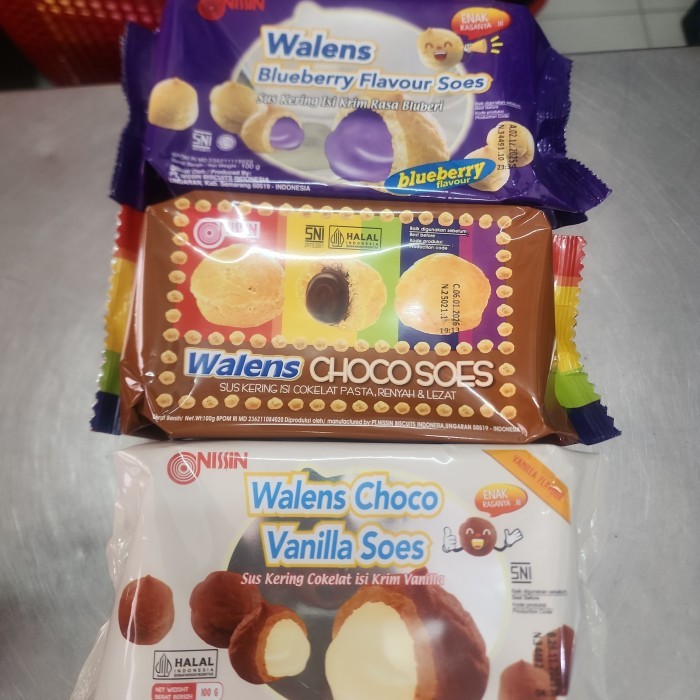 

nissin wallens soes coklat / blueberry / vanilla 100gr