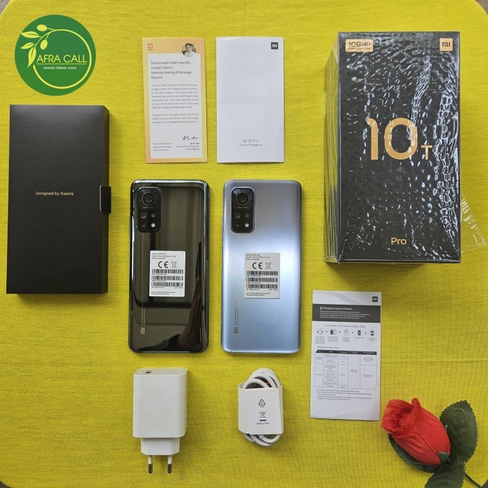 (Second Like New) XIAOMI Mi 10t PRO 5G RAM 8/256 GARANSI RESMI INDONESIA Mi10t 8/256Gb - SILVER