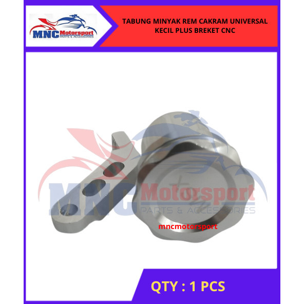 TABUNG MINYAK REM CAKRAM UNIVERSAL KECIL PLUS BREKET CNC