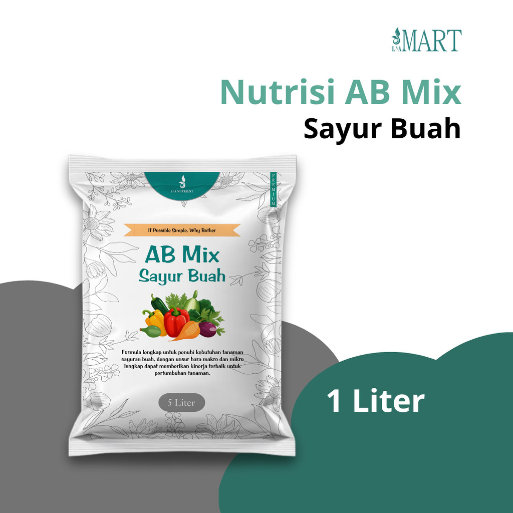 Nutrisi AB Mix LA NUTRIENT Pekatan 1 Liter Untuk Sayur Buah dan Buah