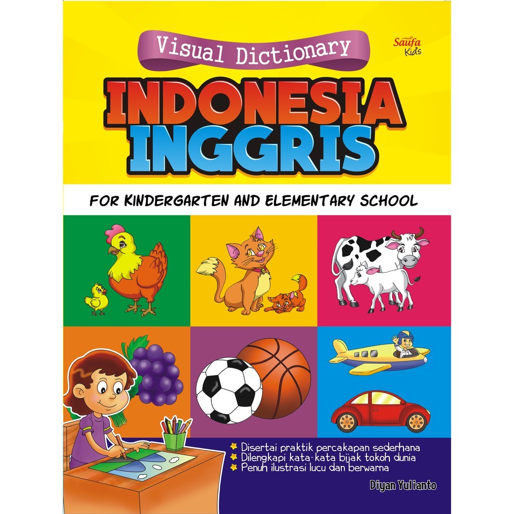 Basabasi - Buku Visual Dictionary Indonesia-Inggris - Saufa