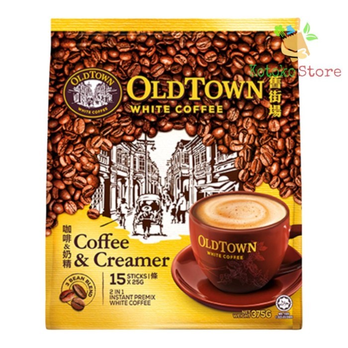 

Old Town White Coffee Classic Hazelnut 2in1 Less Sugar/Kopi Old Town - Extra Rich