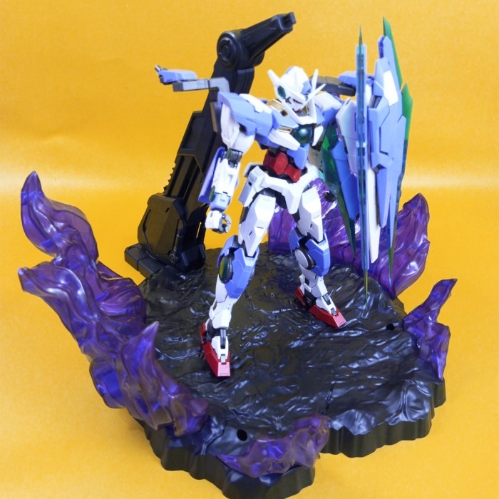 MG 1/100 HANGAR DIORAMA BURNING FIRE RED GHOST KIYOMORI GUNDAM