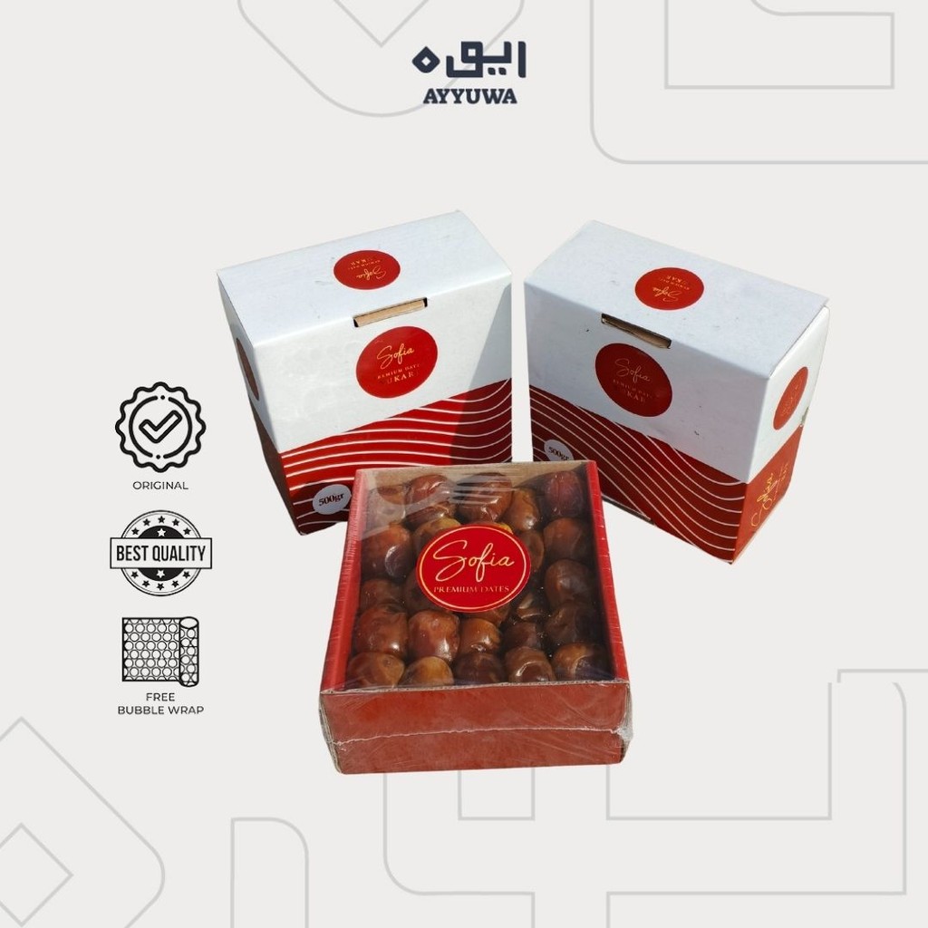 

KURMA SUKARI SOFIA 500GR / SOFIA 1KG / SUKARI SOFIA DATES PREMIUM