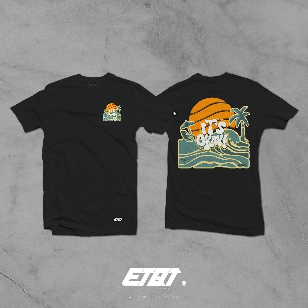 ETQT Anime Oversized Shirt - Unisex - ETQT Brand Shirt - It's Okay