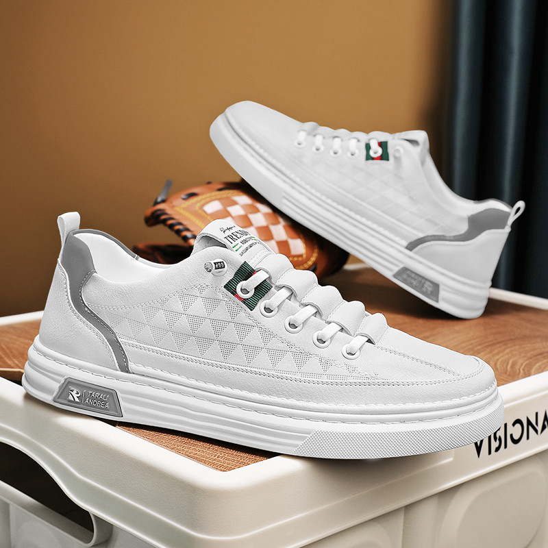 Sepatu Sneakers Putih Pria Sepatu Casual Olahraga Import Original Sepatu Cowok Keren Sepatu Kuliah