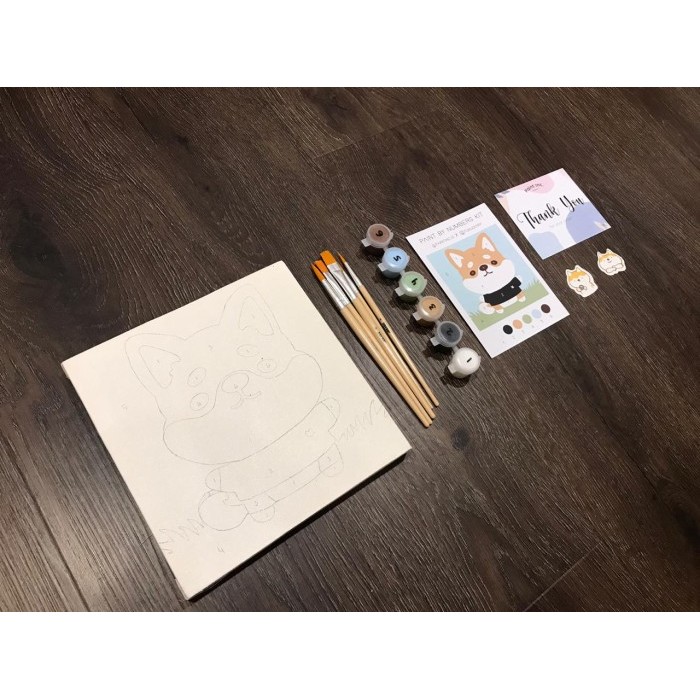 

promo -Paint by Numbers Kit: Paintinc ID X Fukudiary | Painting Kit | Hampers - TANPA KUAS