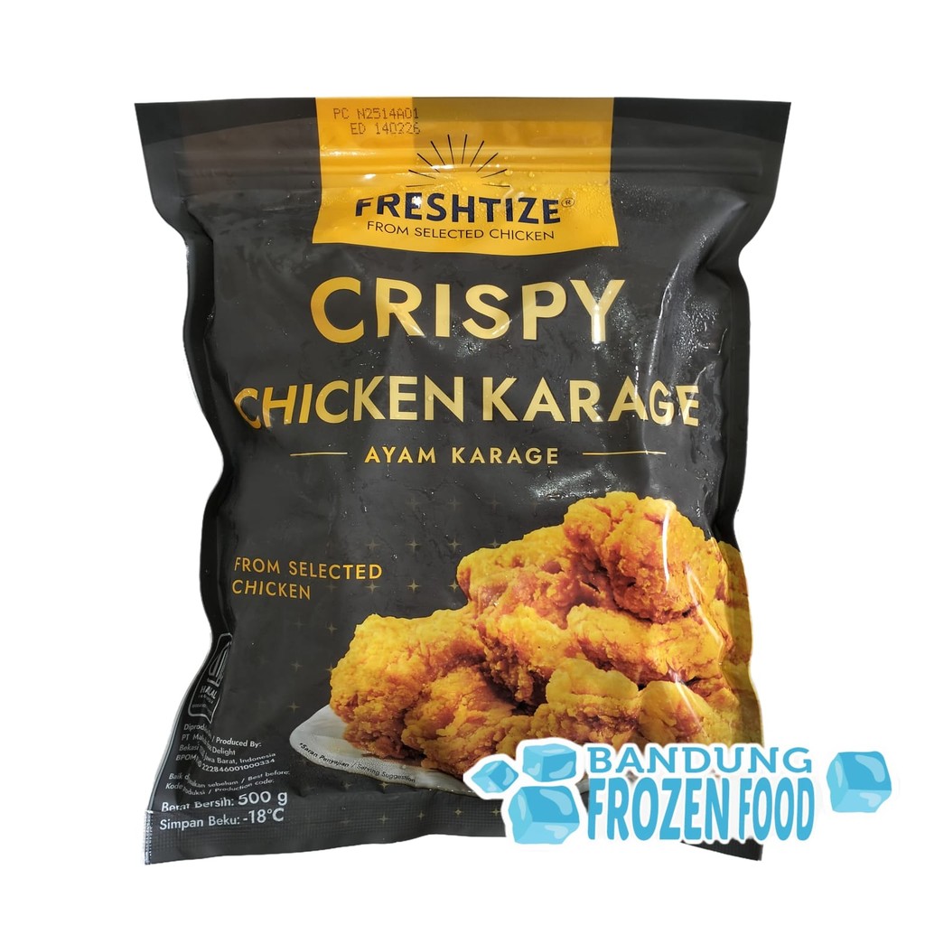 

FRESHTIZE CRISPY CHICKEN KARAGE 500GR