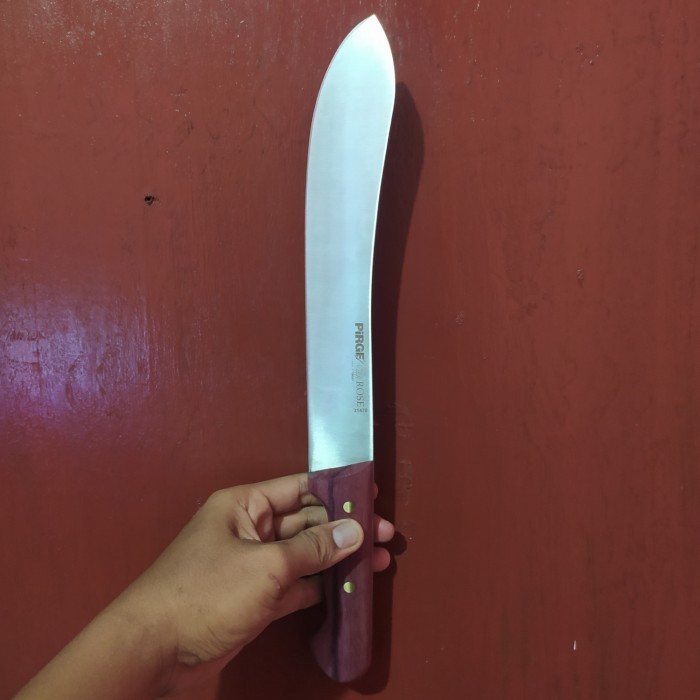 promo  -Pisau Sembelih Pirge | Butcher Knife Pirge Rosewood 25Cm