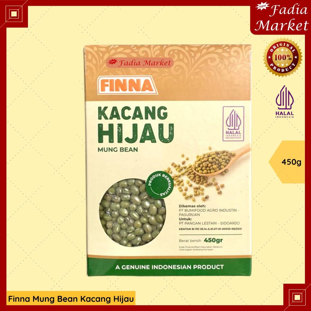 

Finna Mung Bean Kacang Hijau 450g