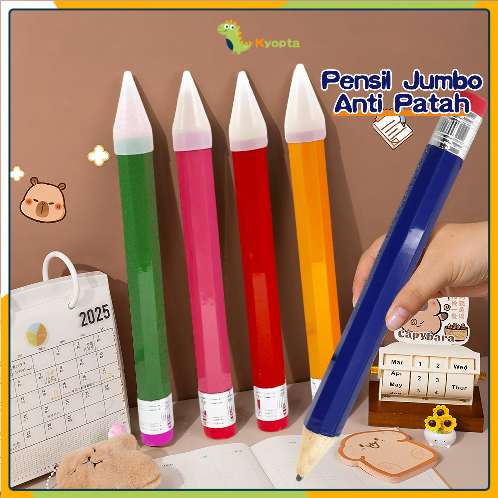 Kyopta Pensil Jumbo Penis Besar ekstra 33CM Mainan Pencil hadiah