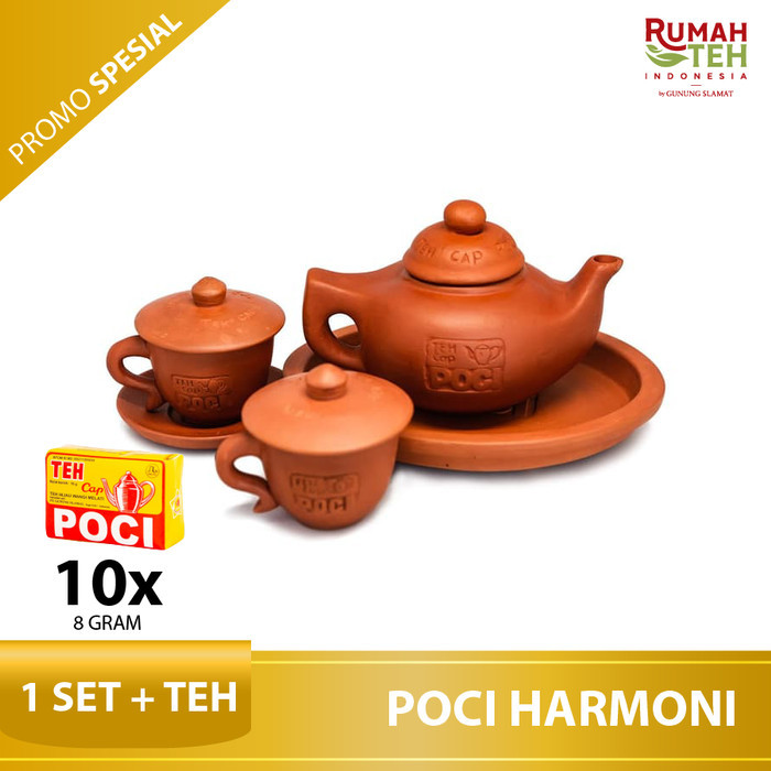 

Poci Set Teh Tanah Liat Tipe Harmoni - Perangkat Minum Teh *Kurir